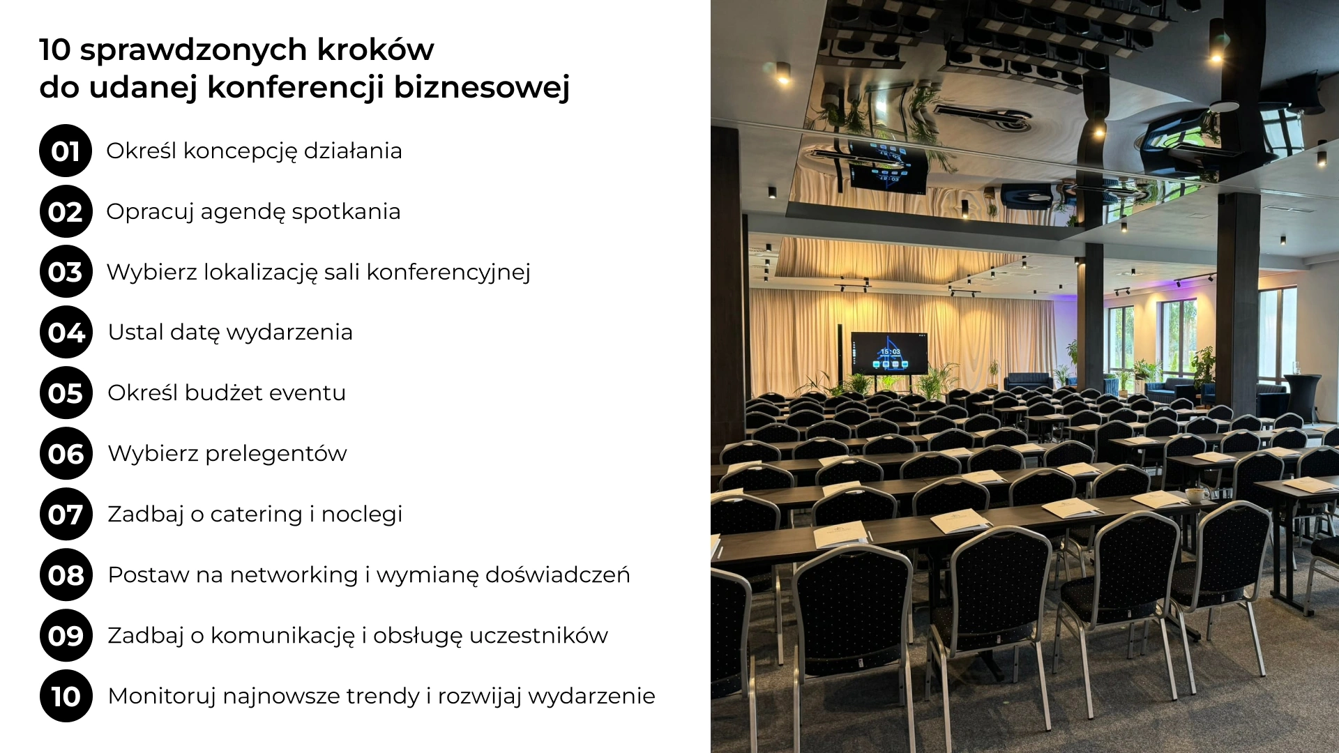 10 sprawdzonych kroków do udanej konferencji biznesowej