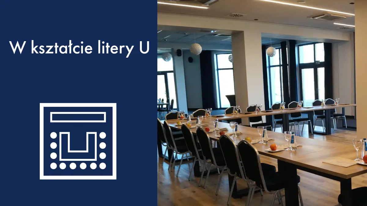 Sale na szkolenie w kształcie litery U 