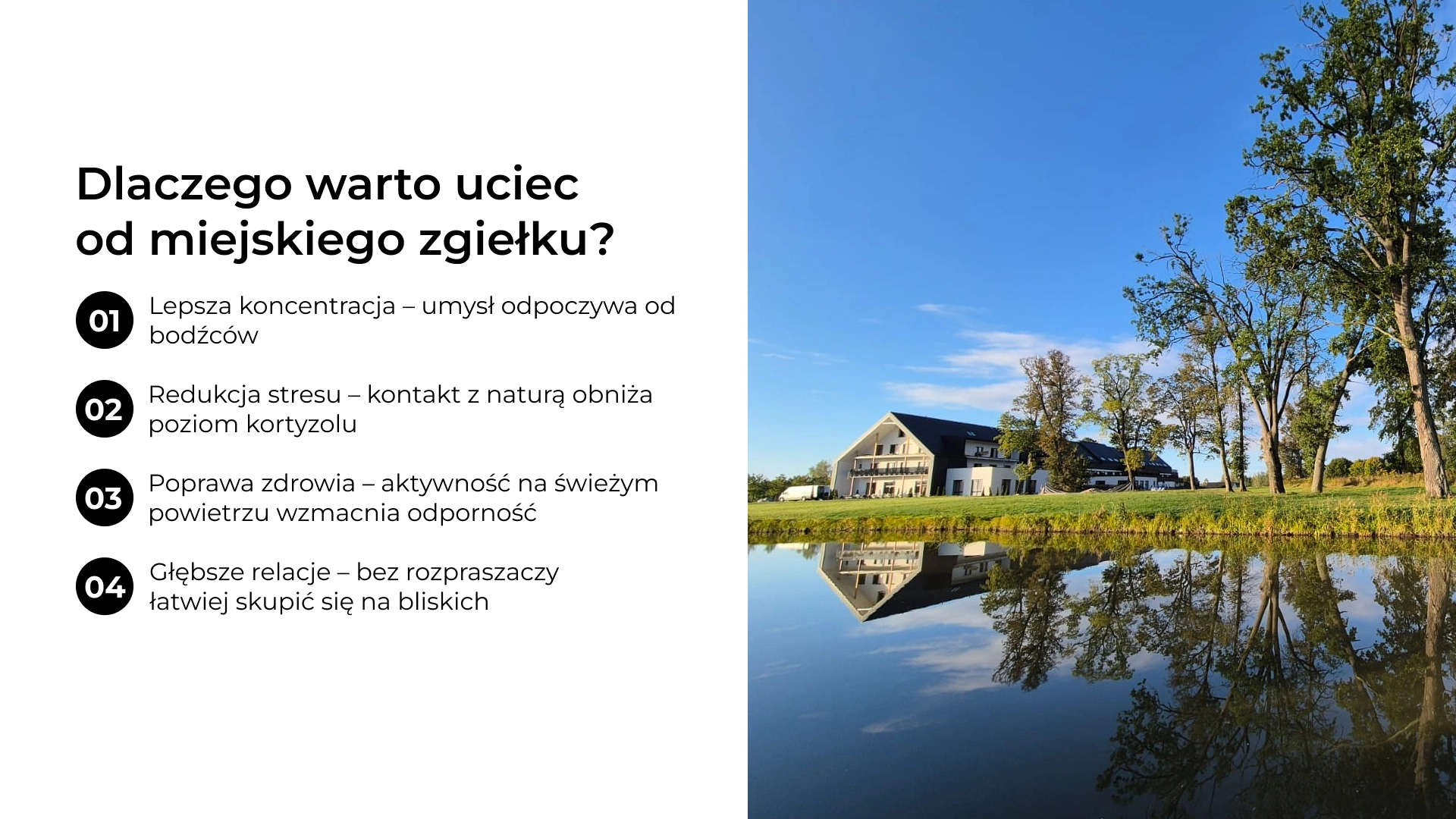 Relaks z dala od miasta